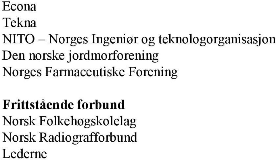 jordmorforening Norges Farmaceutiske Forening