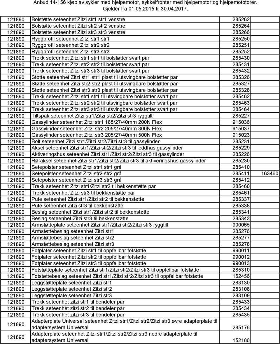 Ryggprofil seteenhet Zitzi str2 str2 285251 Ryggprofil seteenhet Zitzi str3 str3 285252 Trekk seteenhet Zitzi str1 str1 til bolstøtter svart par 285430 Trekk seteenhet Zitzi str2 str2 til bolstøtter