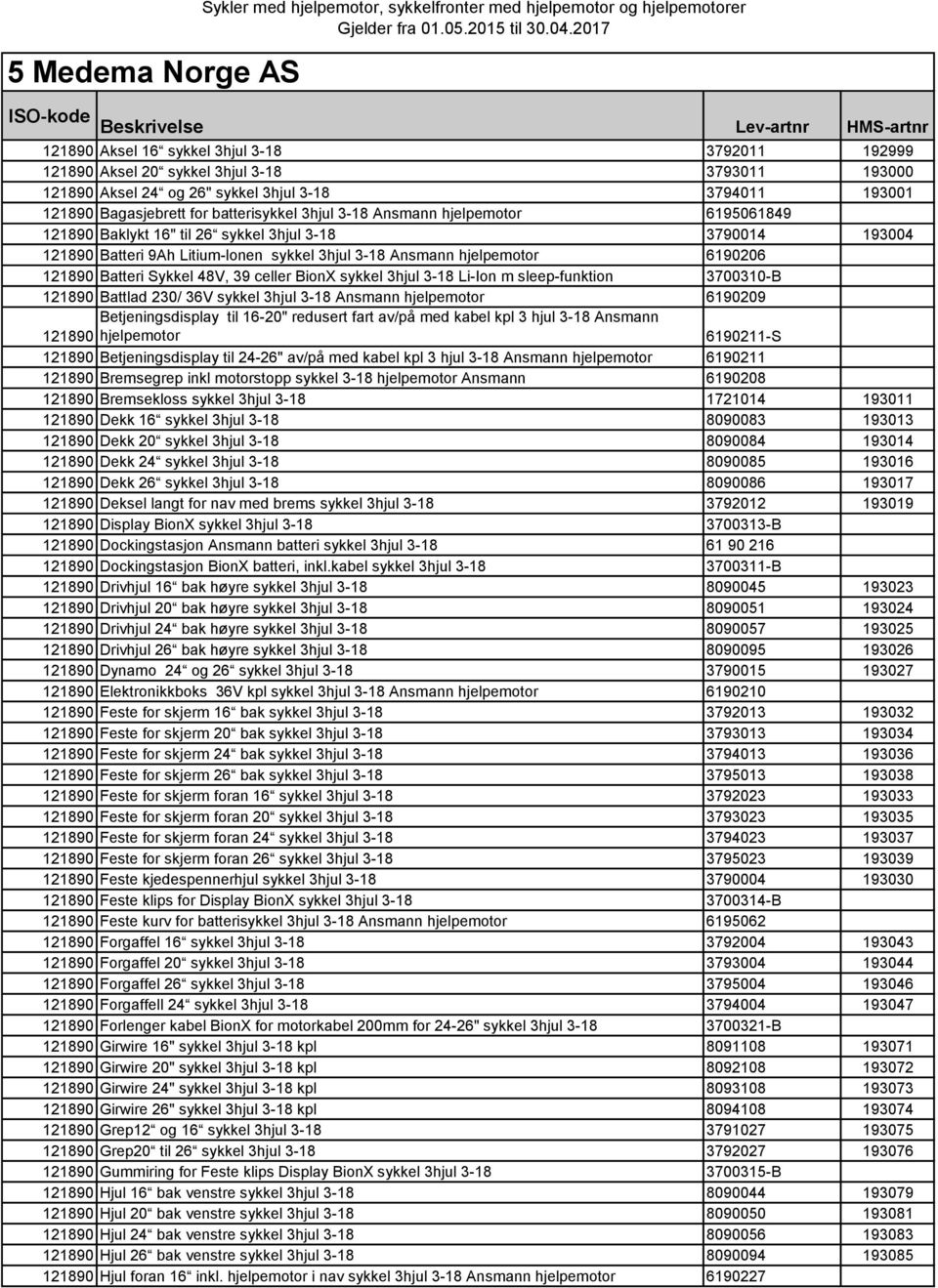 9Ah Litium-lonen sykkel 3hjul 3-18 Ansmann hjelpemotor 6190206 Batteri Sykkel 48V, 39 celler BionX sykkel 3hjul 3-18 Li-Ion m sleep-funktion 3700310-B Battlad 230/ 36V sykkel 3hjul 3-18 Ansmann