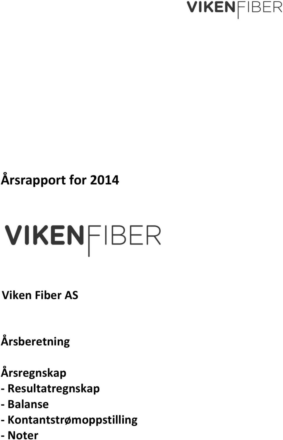 Årsregnskap - Resultatregnskap