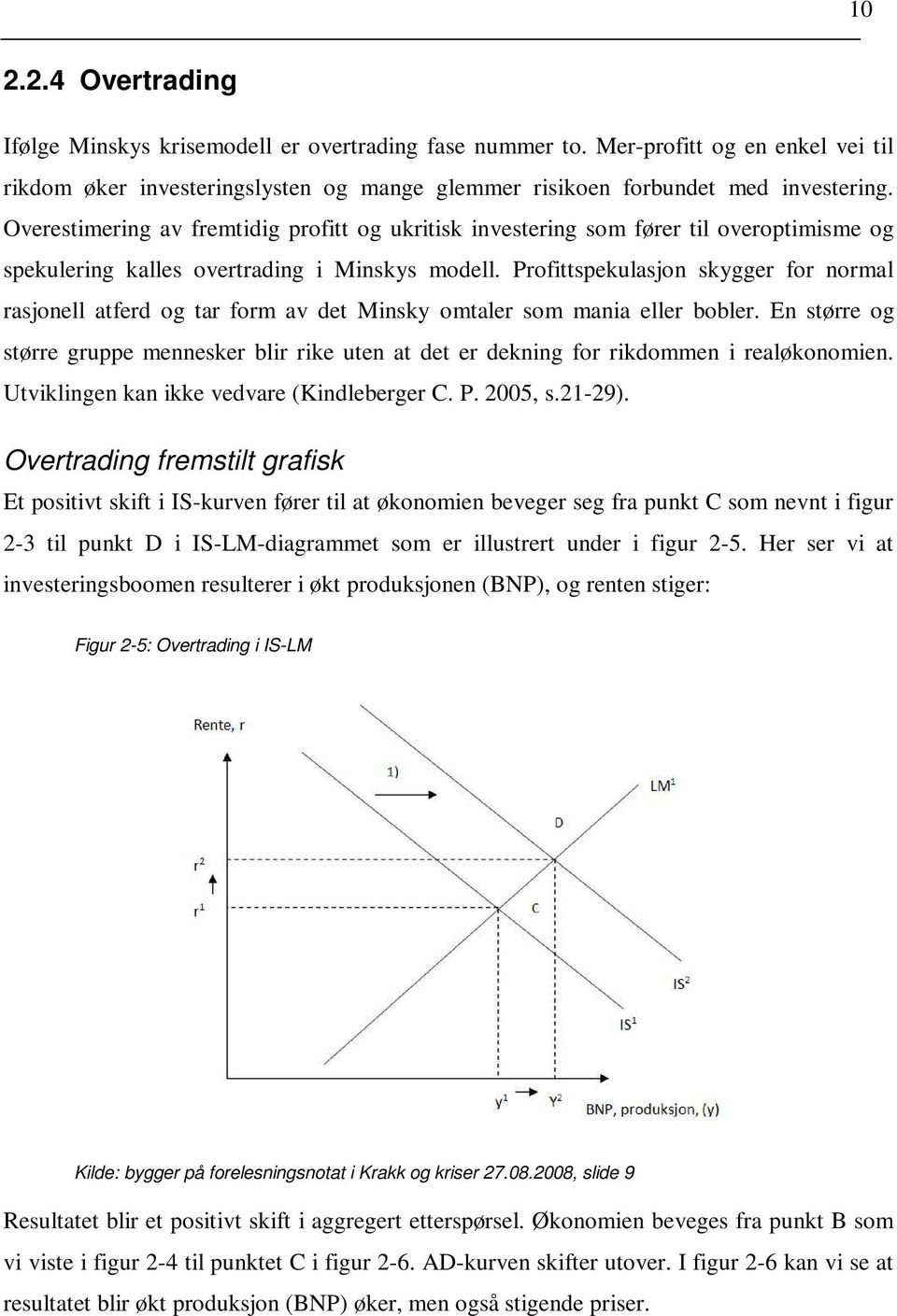 Profittspekulasjon skygger for normal rasjonell atferd og tar form av det Minsky omtaler som mania eller bobler.