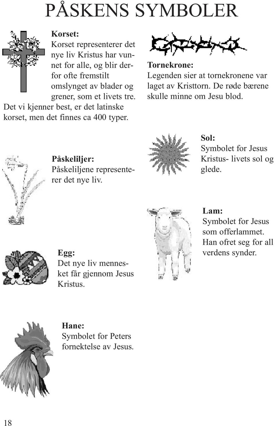 Tornekrone: Legenden sier at tornekronene var laget av Kristtorn. De røde bærene skulle minne om Jesu blod.