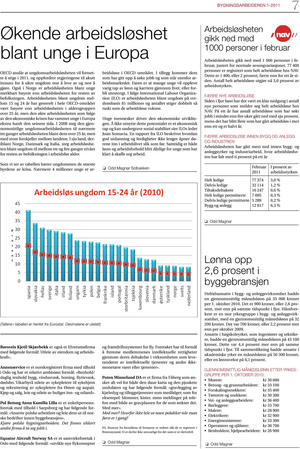 Arbeidsløsheten blant ungdom mellom 15 og 24 år har generelt i hele OECD-området vært høyere enn arbeidsløsheten i aldersgruppen over 25 år, men den økte arbeidsløsheten som følge av den økonomiske