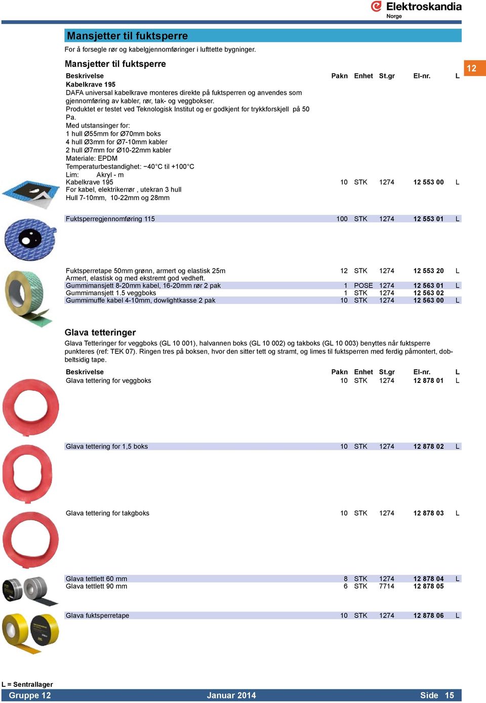 Produktet er testet ved Teknologisk Institut og er godkjent for trykkforskjell på 50 Pa.