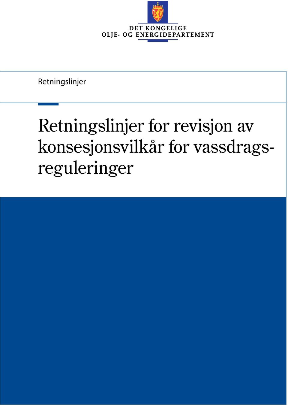 konsesjonsvilkår for