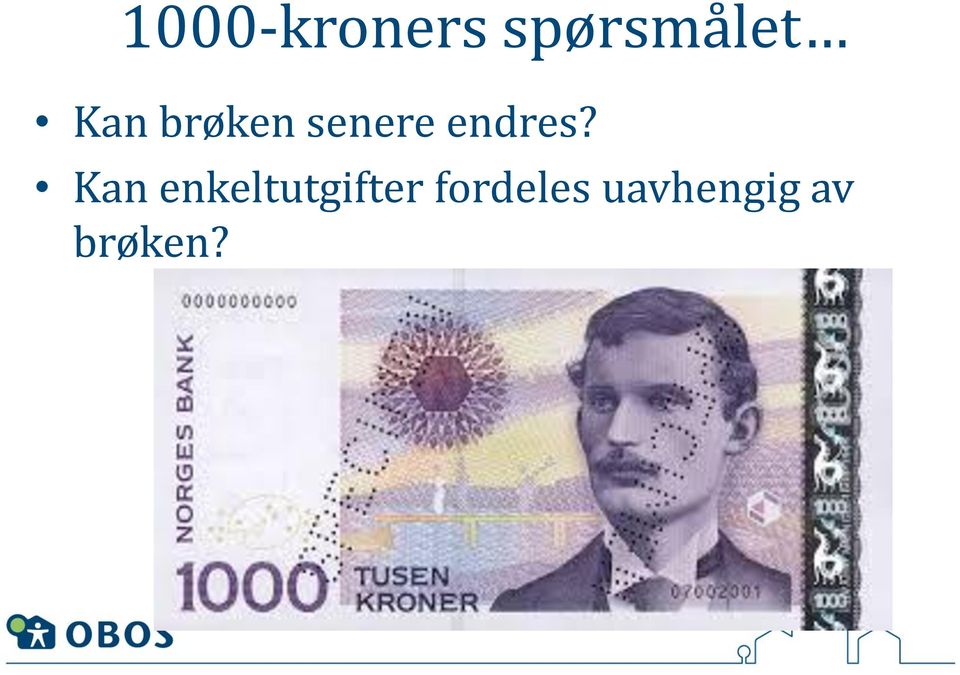 Kan enkeltutgifter