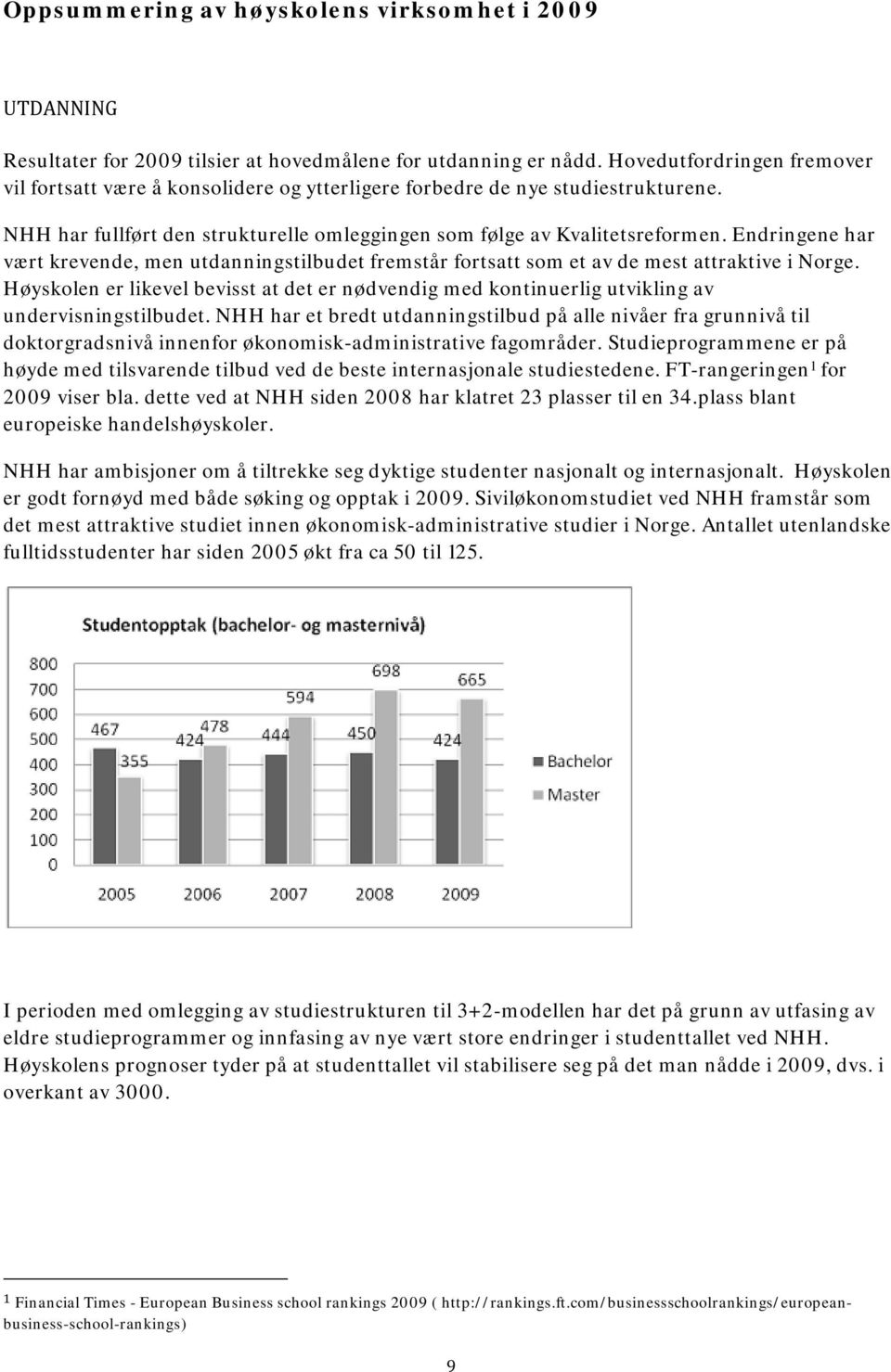 Endringene har vært krevende, men utdanningstilbudet fremstår fortsatt som et av de mest attraktive i Norge.