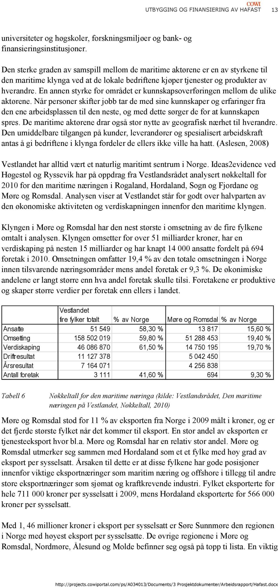 En annen styrke for området er kunnskapsoverføringen mellom de ulike aktørene.