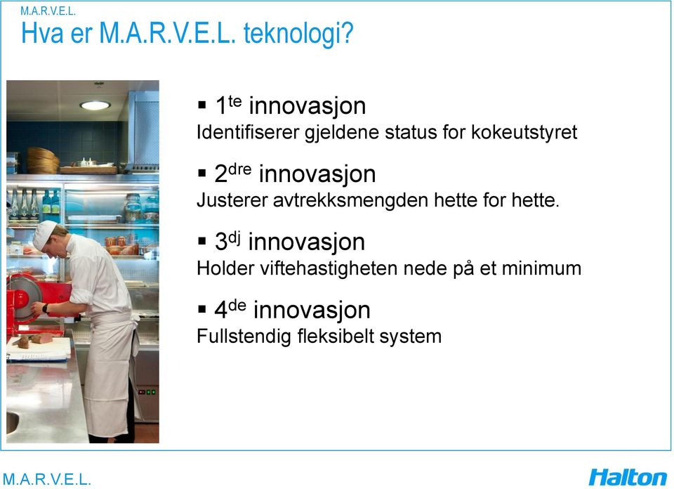 dre innovasjon Justerer avtrekksmengden hette for hette.