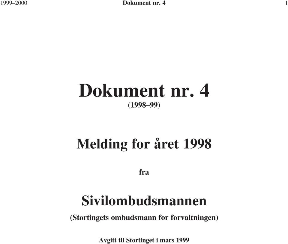 Sivilombudsmannen (Stortingets ombudsmann