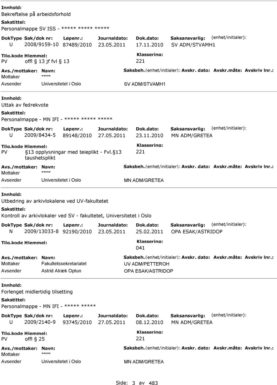 2010 MN ADM/GRETEA 13 opplysningar med teieplikt - Fvl.