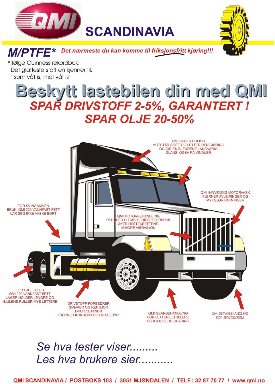 SPAR OLJE 20-50% QMI SUPER POLISH MOTSTÅR SKITT OG LETTER RENGJØRING OG GIR EN BLENDENE LANGVARIG GLANS.