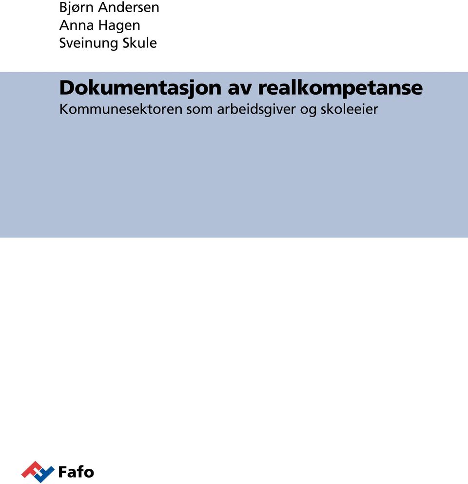 av realkompetanse