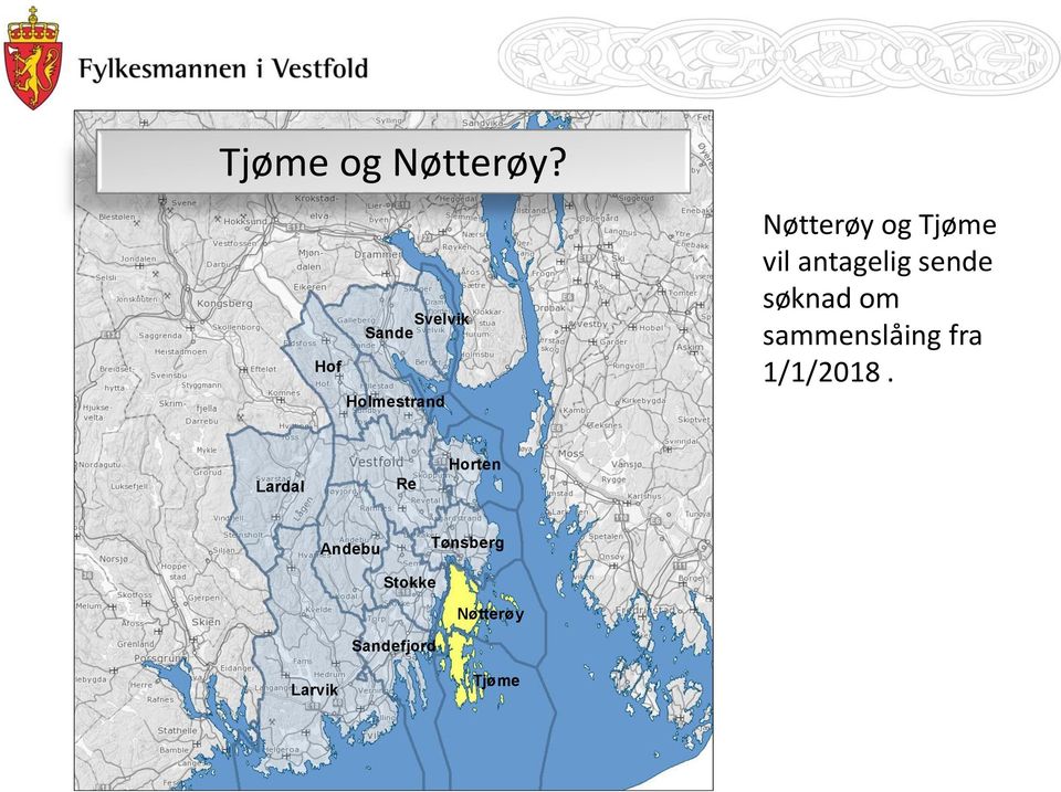 vil antagelig sende søknad om sammenslåing fra