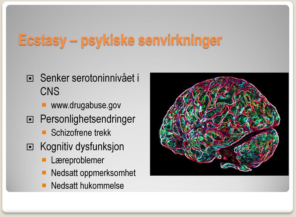 gov Personlighetsendringer Schizofrene trekk