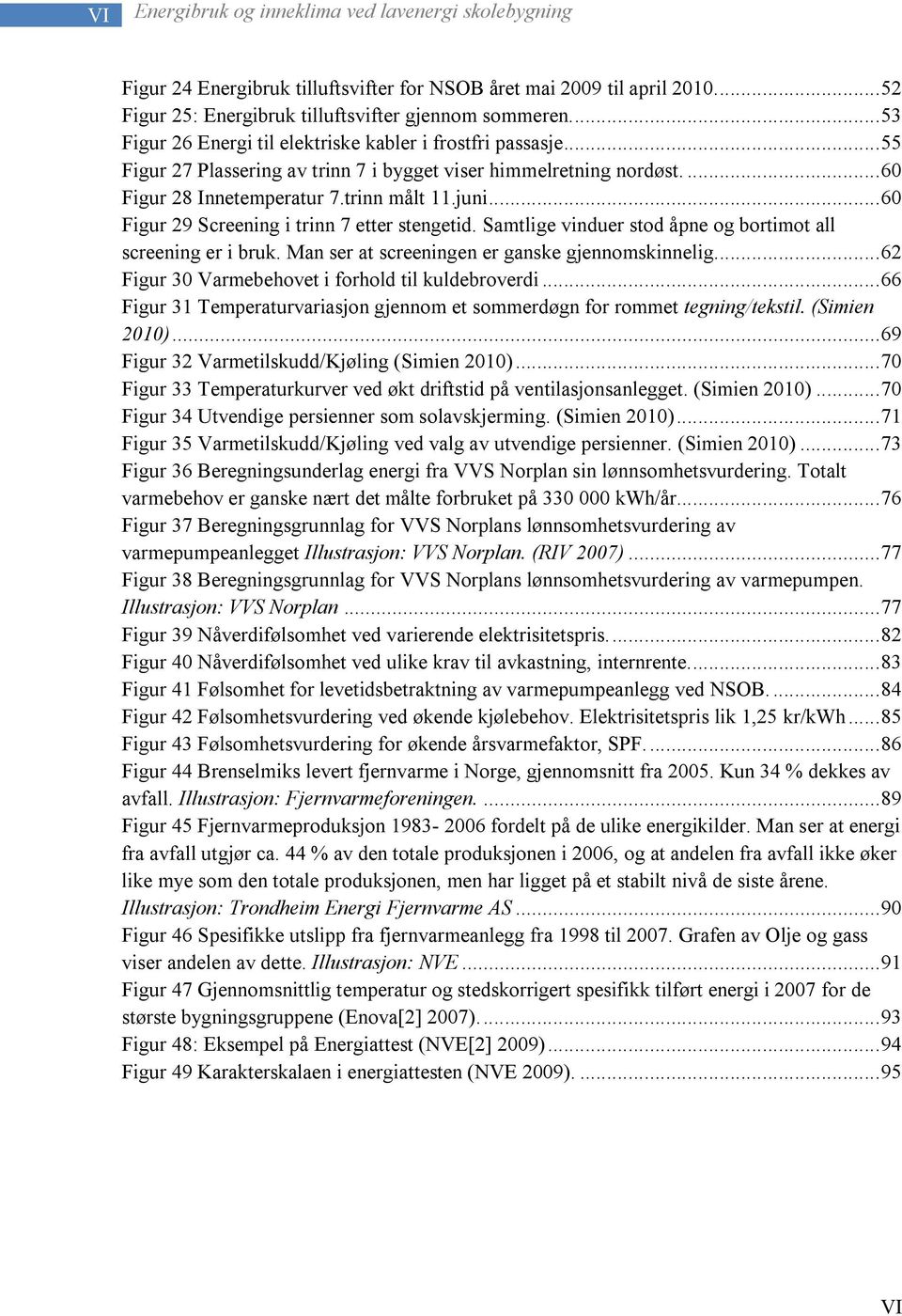 .. 60 Figur 29 Screening i trinn 7 etter stengetid. Samtlige vinduer stod åpne og bortimot all screening er i bruk. Man ser at screeningen er ganske gjennomskinnelig.