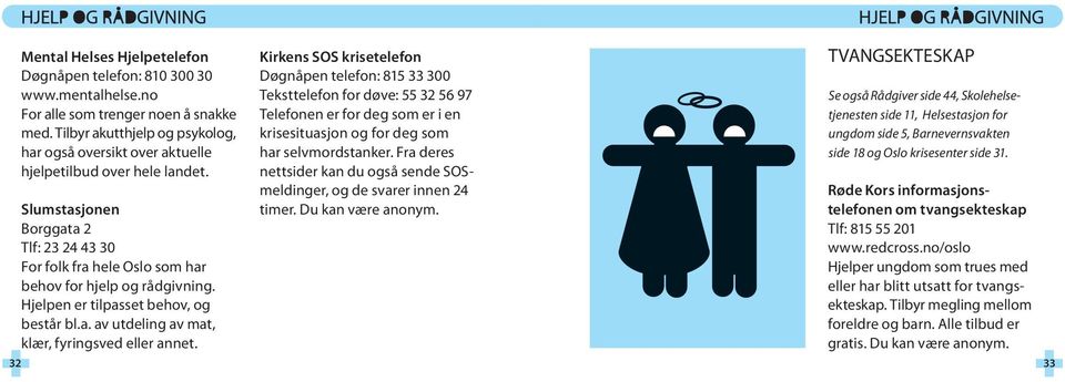 Hjelpen er tilpasset behov, og består bl.a. av utdeling av mat, klær, fyringsved eller annet.