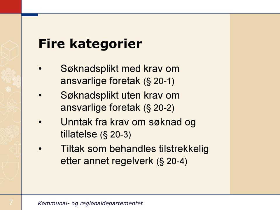 foretak ( 20-2) Unntak fra krav om søknad og tillatelse (