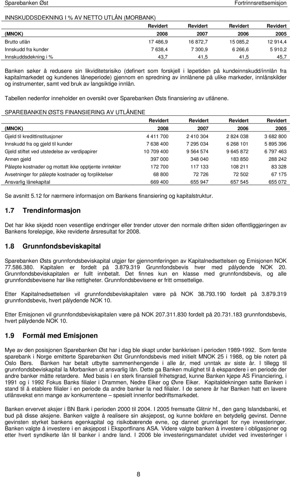 låneperiode) gjennom en spredning av innlånene på ulike markeder, innlånskilder og instrumenter, samt ved bruk av langsiktige innlån.