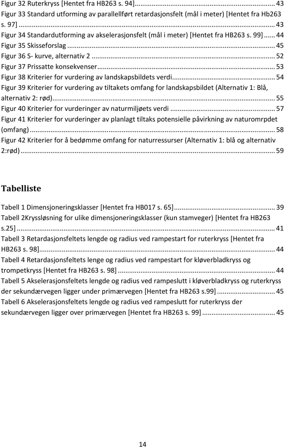 .. 53 Figur 38 Kriterier for vurdering av landskapsbildets verdi... 54 Figur 39 Kriterier for vurdering av tiltakets omfang for landskapsbildet (Alternativ 1: Blå, alternativ 2: rød).