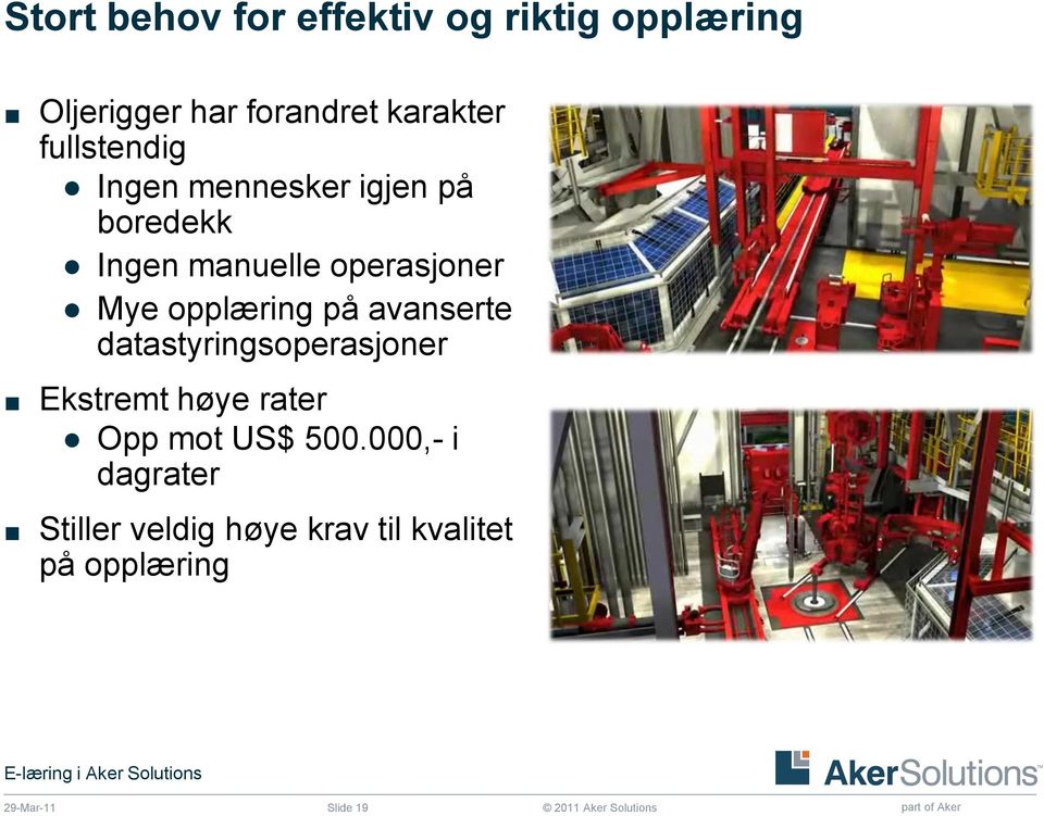 opplæring på avanserte datastyringsoperasjoner Ekstremt høye rater Opp mot US$