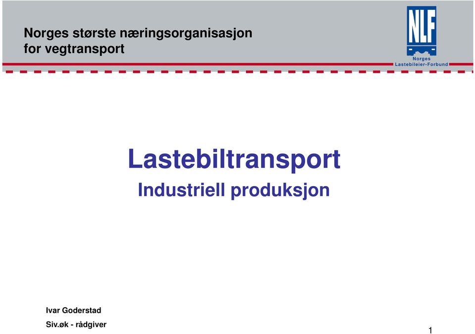 vegtransport t Lastebiltransport