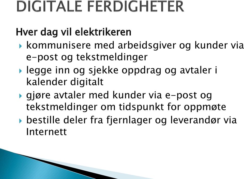 kalender digitalt gjøre avtaler med kunder via e-post og tekstmeldinger