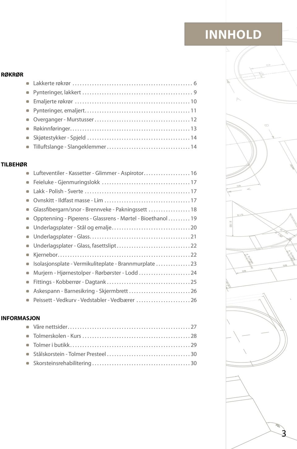 ..... 17 Ovnskitt - Ilfast masse - Lim...... 17 Glassfiergarn/snor - Brennveke - Pakningssett... 18 Opptenning - Piperens - Glassrens - Mørtel - Bioethanol... 19 Unerlagsplater - Stål og emalje.