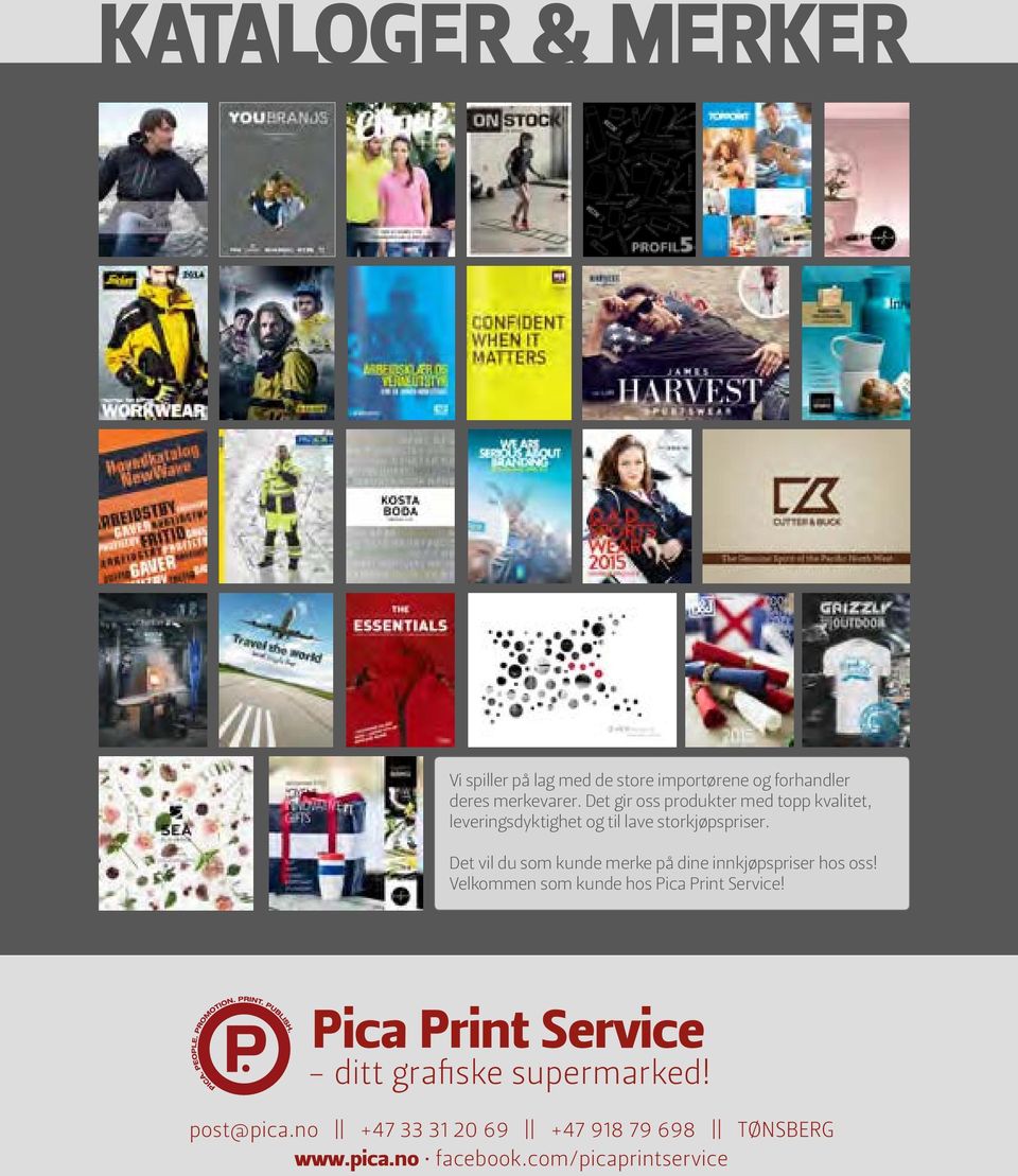 Det vil du som kunde merke på dine innkjøpspriser hos oss! Velkommen som kunde hos Pica Print Service!