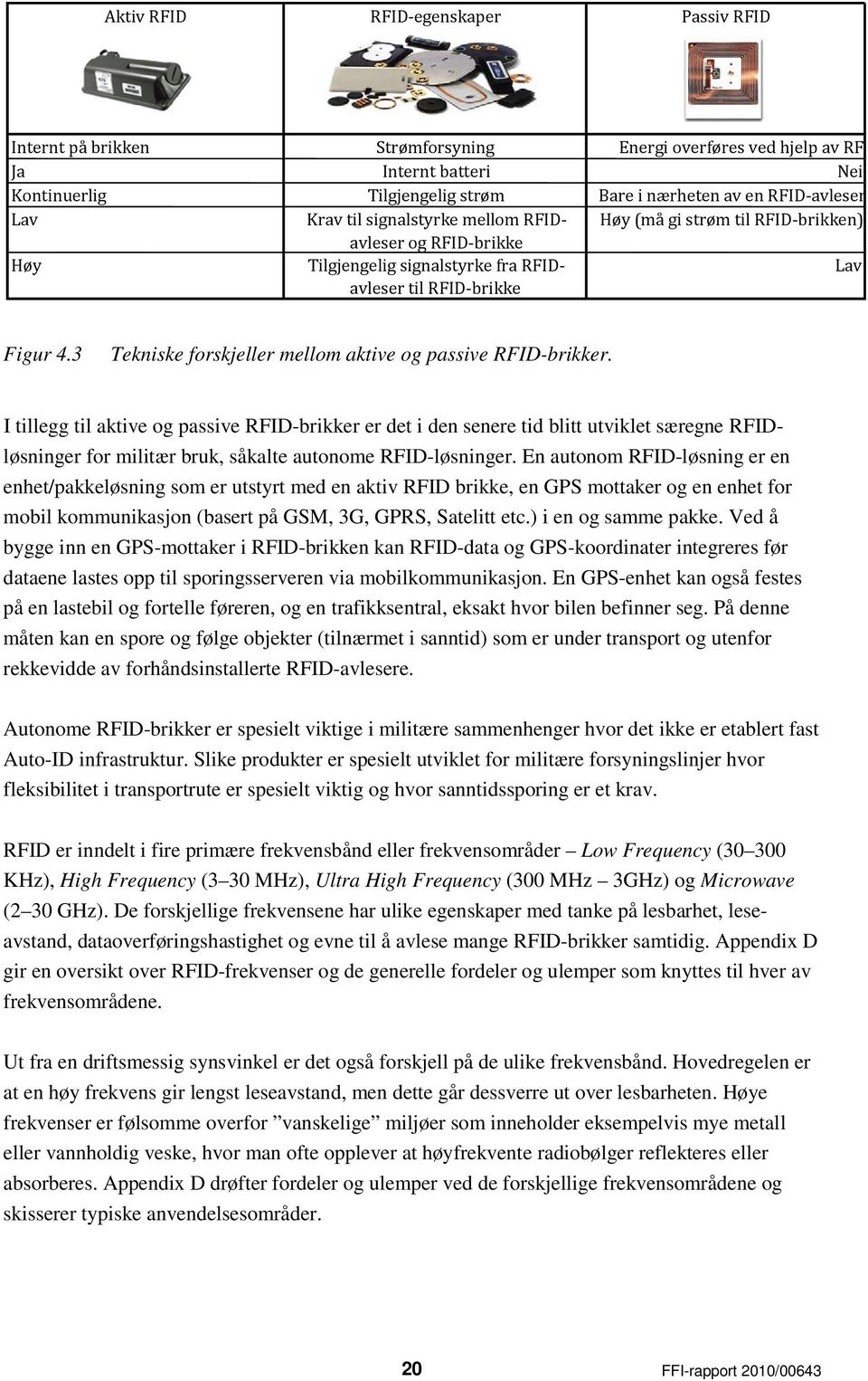 3 Tekniske forskjeller mellom aktive og passive RFID-brikker.