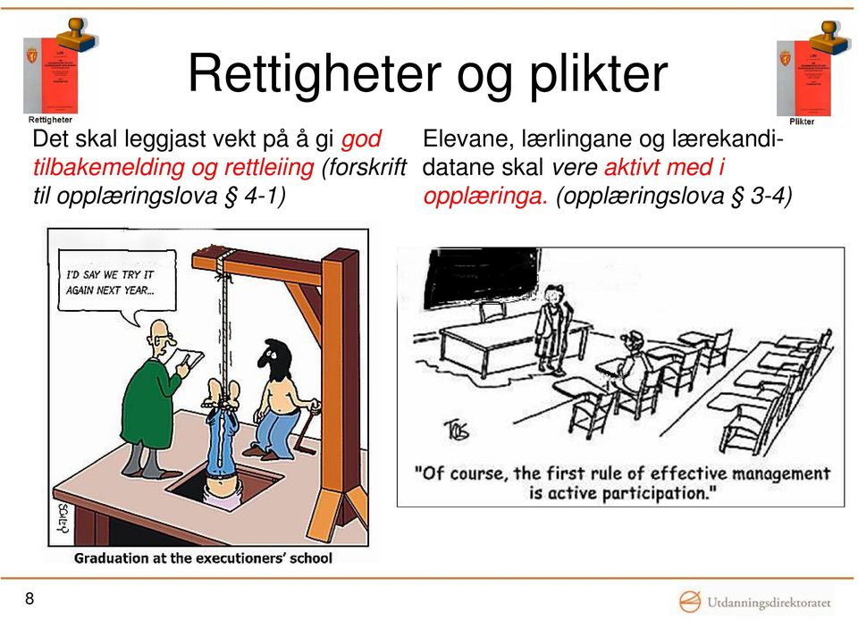 opplæringslova 4-1) Elevane, lærlingane og