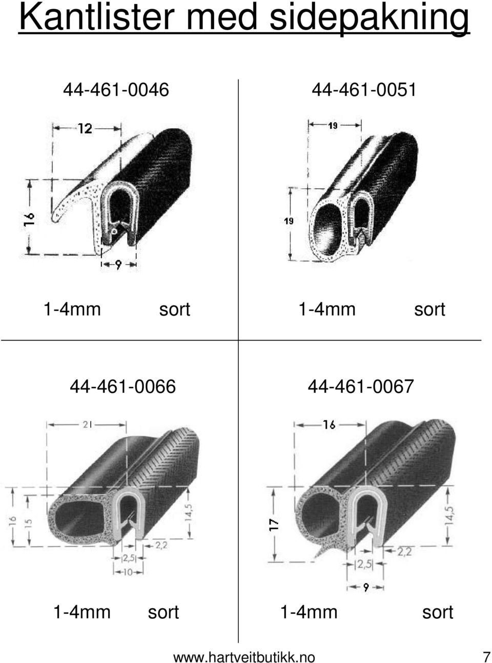 1-4mm sort 44-461-0066 44-461-0067