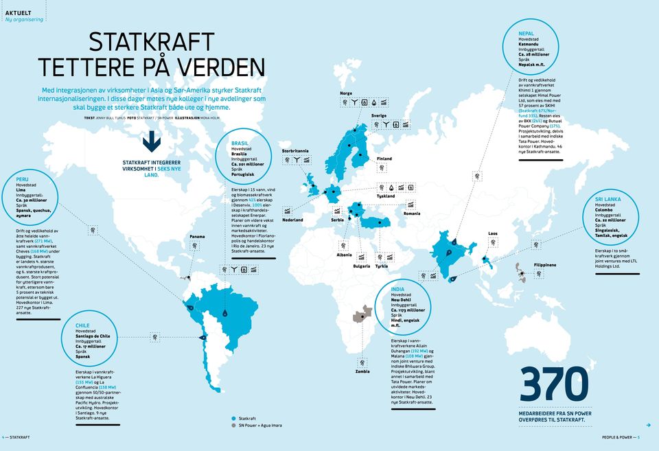 I disse dager møtes nye kolleger i nye avdelinger som skal bygge et sterkere Statkraft både ute og hjemme.