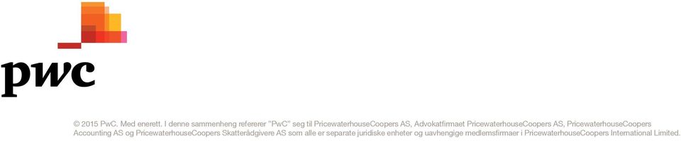 PricewaterhouseCoopers AS, PricewaterhouseCoopers Accounting AS og