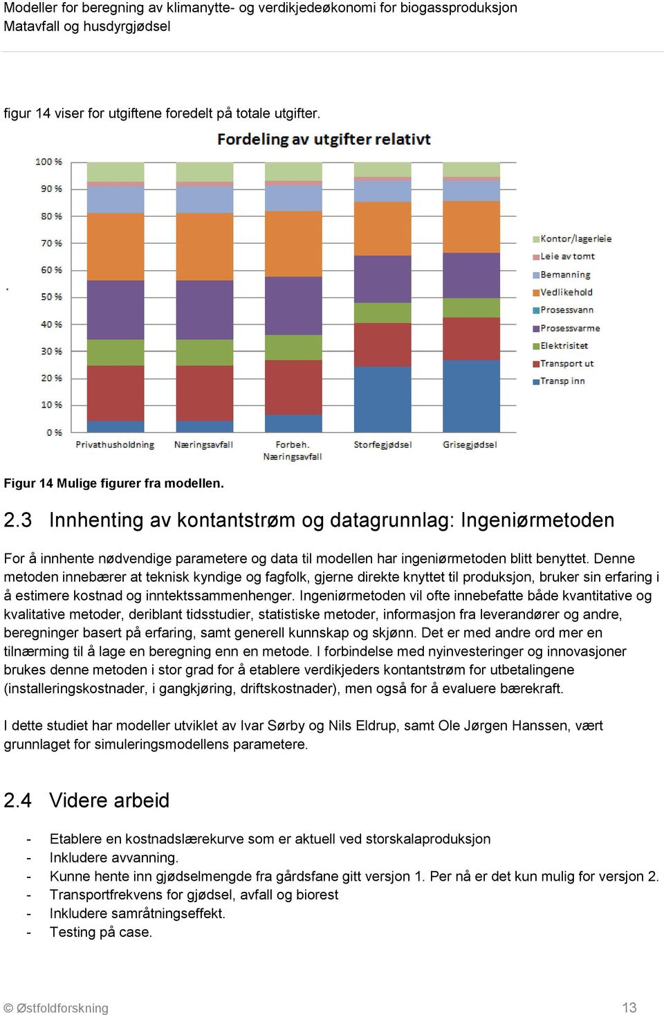 Denne metoden innebærer at teknisk kyndige og fagfolk, gjerne direkte knyttet til produksjon, bruker sin erfaring i å estimere kostnad og inntektssammenhenger.