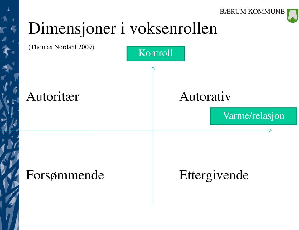 Kontroll Autoritær Autorativ