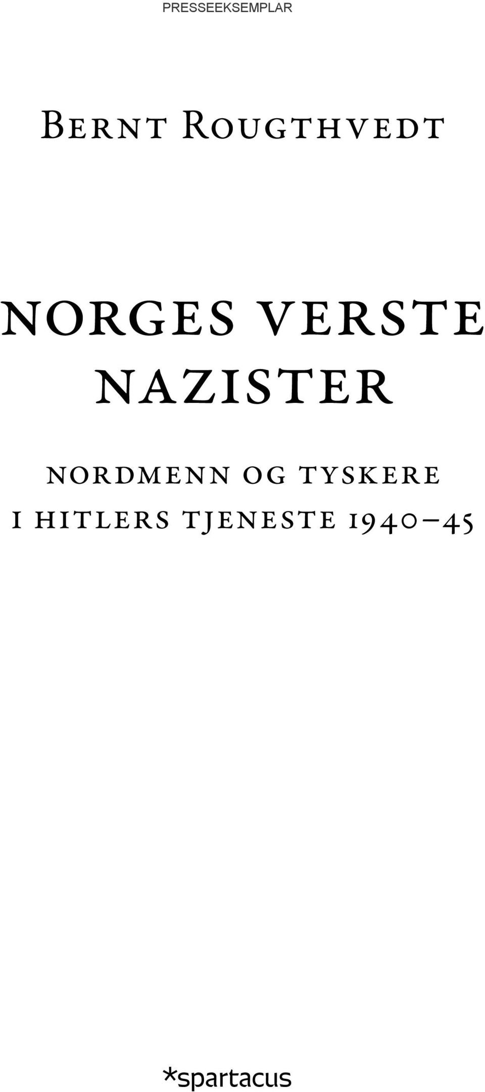nazister nordmenn og