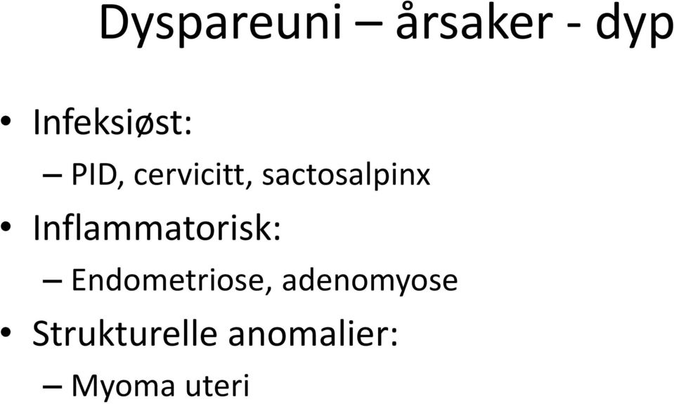 sactosalpinx Inflammatorisk: