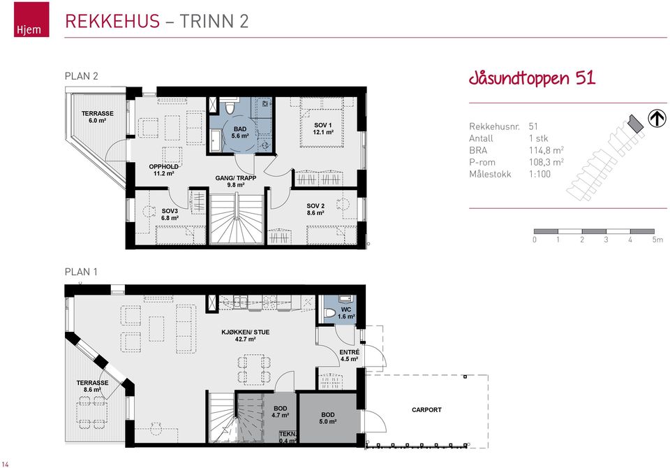 7 m² 0.4 m² SOV 1 12.1 m² SOV 1 12.1 m² SOV 2 SOV 2 5.0 m² 5.0 m² Selvaag Bolig Rogala Sel Besøksadresse: Aug Bes Tel: + 47 02224 Tel 1.6 m² WC 1.6 m² 4.5 m² 4.