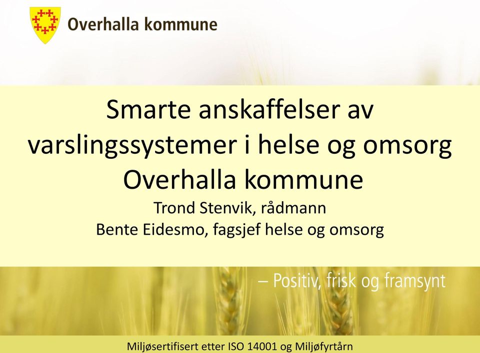 omsorg Overhalla kommune Trond