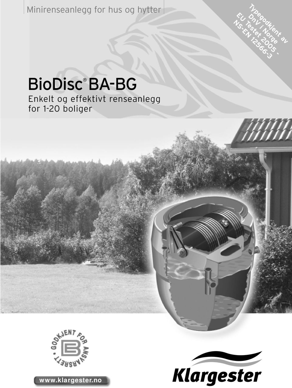 - NS-EN 12566-3 BioDisc BA-BG Enkelt og