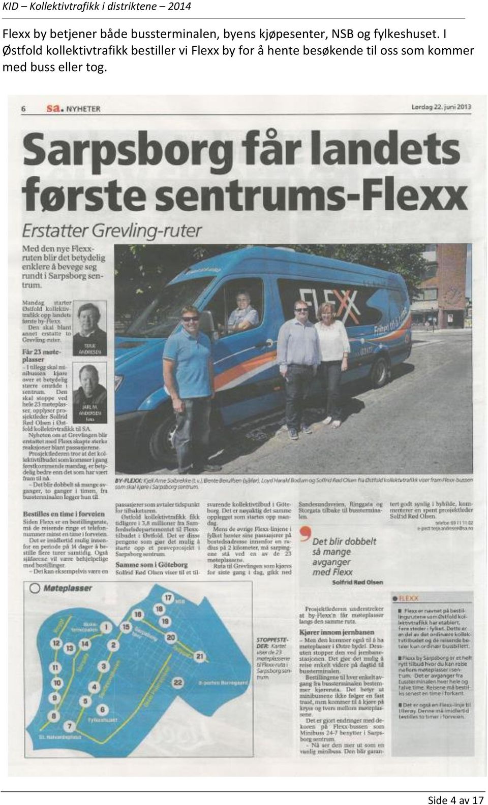 I Østfold kollektivtrafikk bestiller vi Flexx by