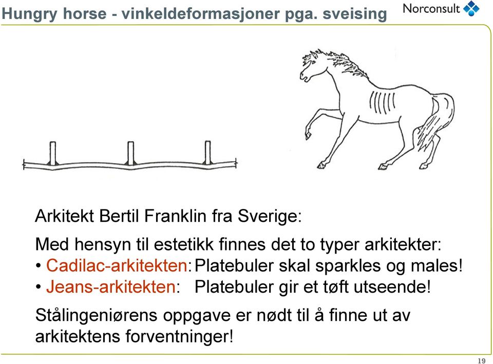 to typer arkitekter: Cadilac-arkitekten: Platebuler skal sparkles og males!