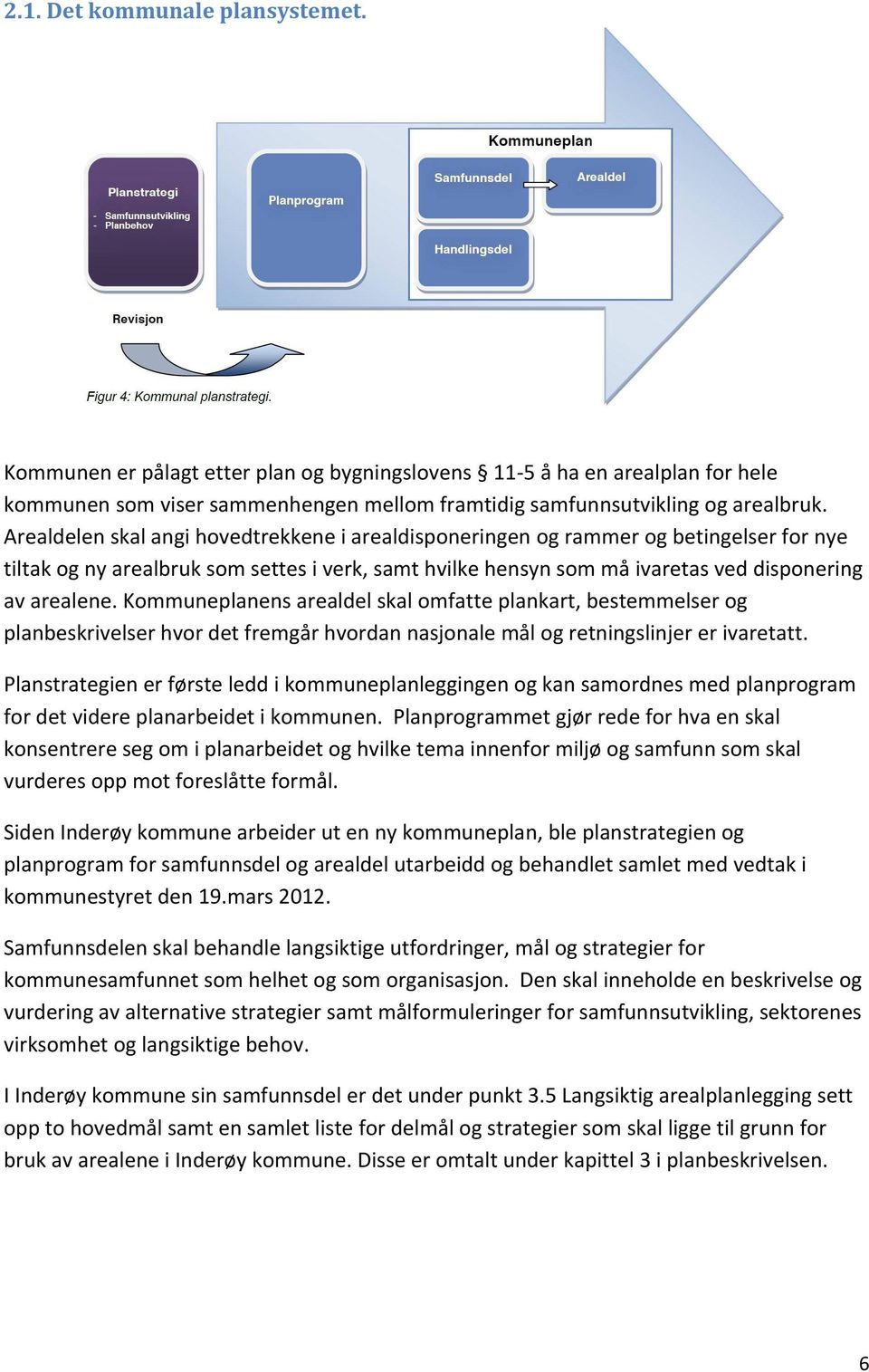 Kommuneplanens arealdel skal omfatte plankart, bestemmelser og planbeskrivelser hvor det fremgår hvordan nasjonale mål og retningslinjer er ivaretatt.