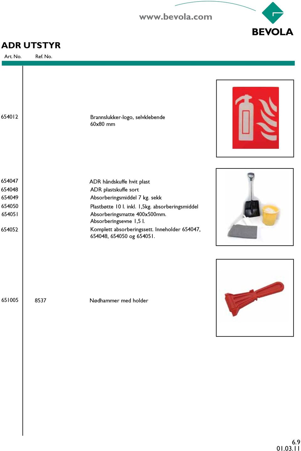 sekk Plastbøtte 10 l. inkl. 1,5kg. absorberingsmiddel Absorberingsmatte 400x500mm.