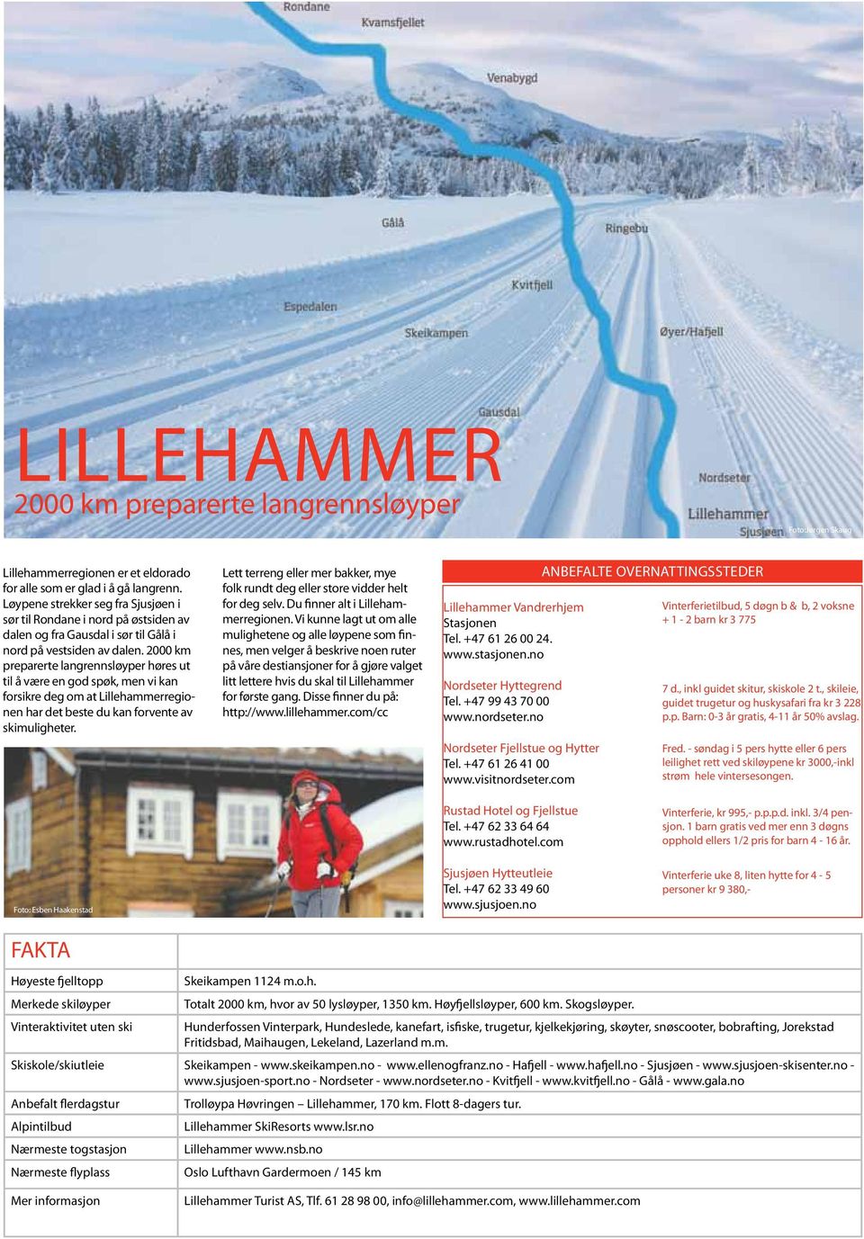 2000 km preparerte langrennsløyper høres ut til å være en god spøk, men vi kan forsikre deg om at Lillehammerregionen har det beste du kan forvente av skimuligheter.