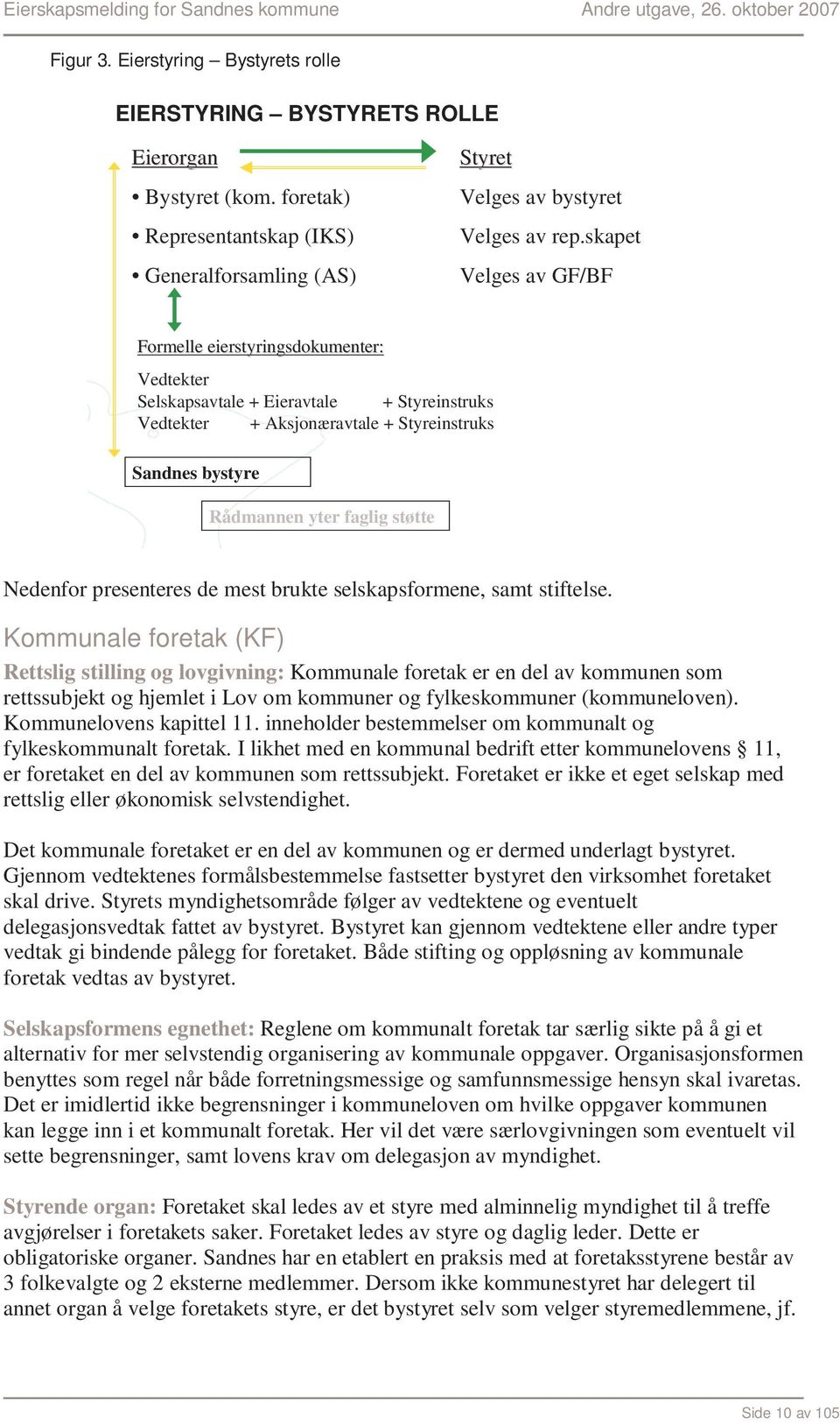 Nedenfor presenteres de mest brukte selskapsformene, samt stiftelse.