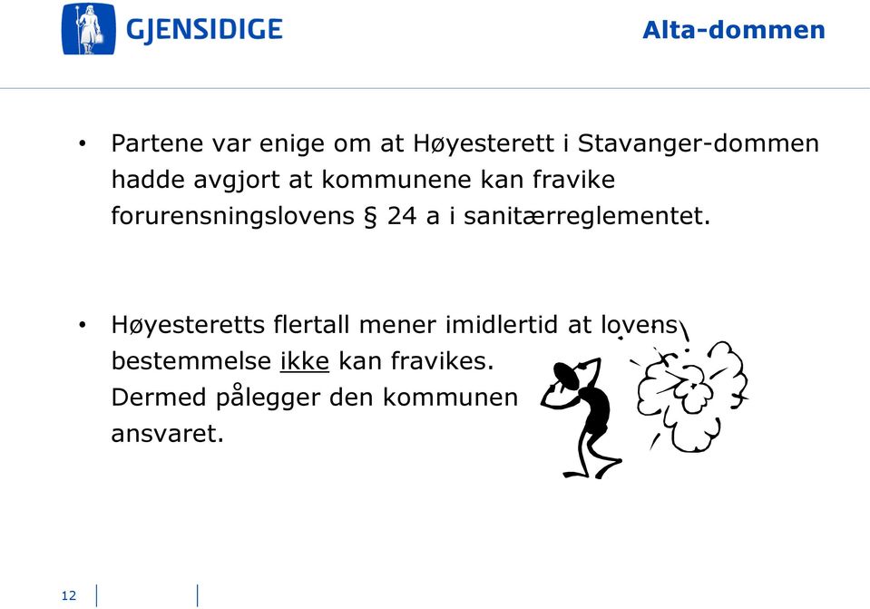 sanitærreglementet.