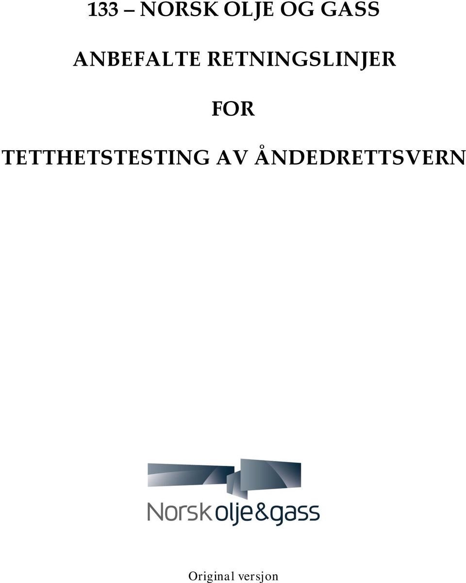 FOR TETTHETSTESTING AV