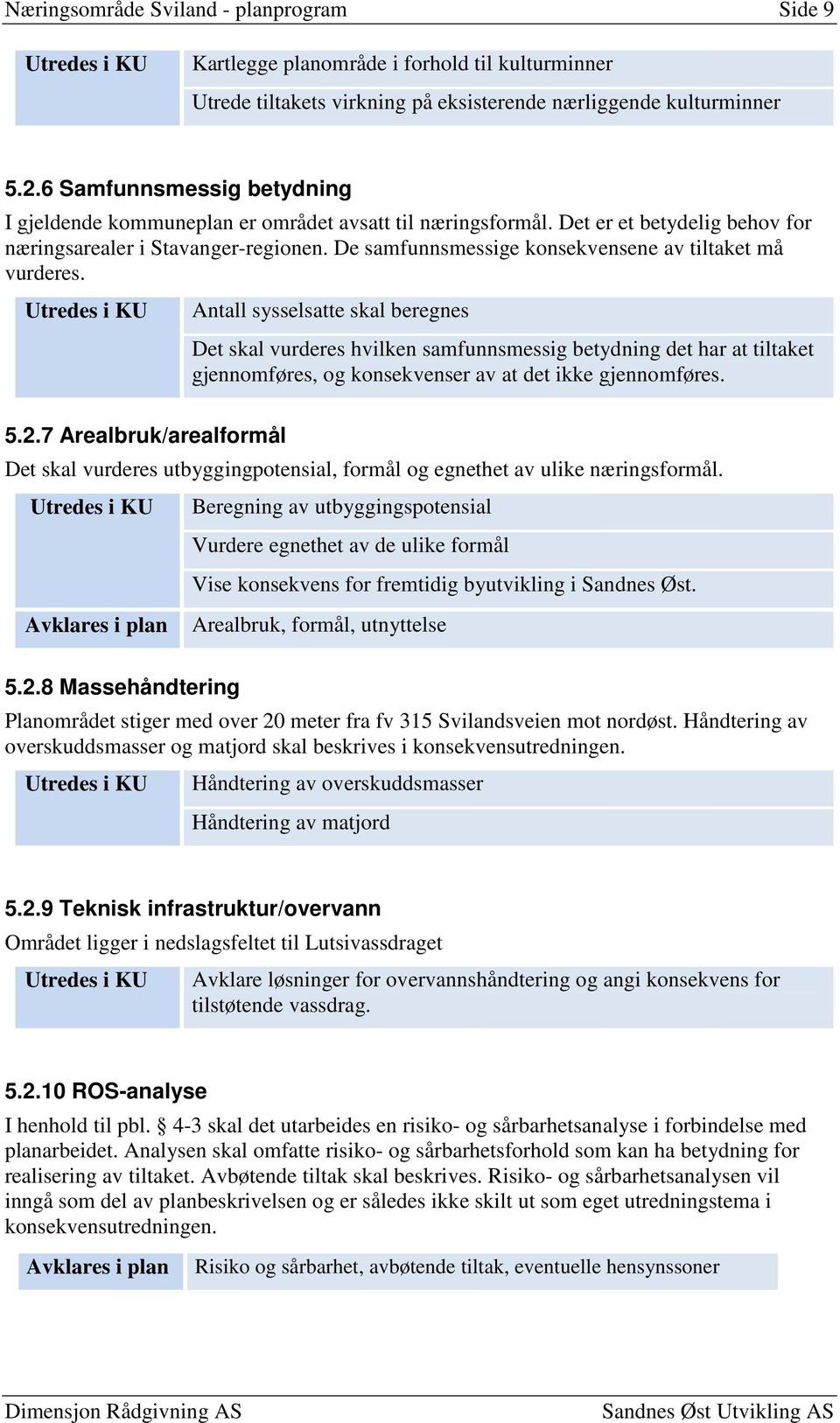 De samfunnsmessige konsekvensene av tiltaket må vurderes.